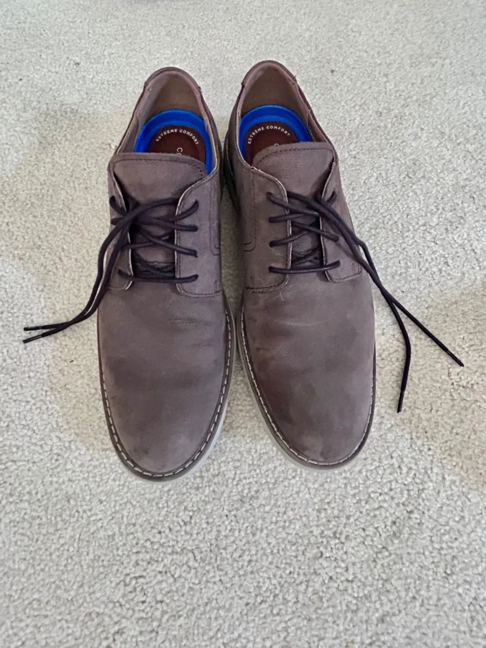 Clarks collection nubuck derby shoe 9